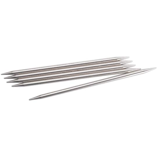 ChiaoGoo 6&#x22; Double Point Stainless Steel Knitting Needles